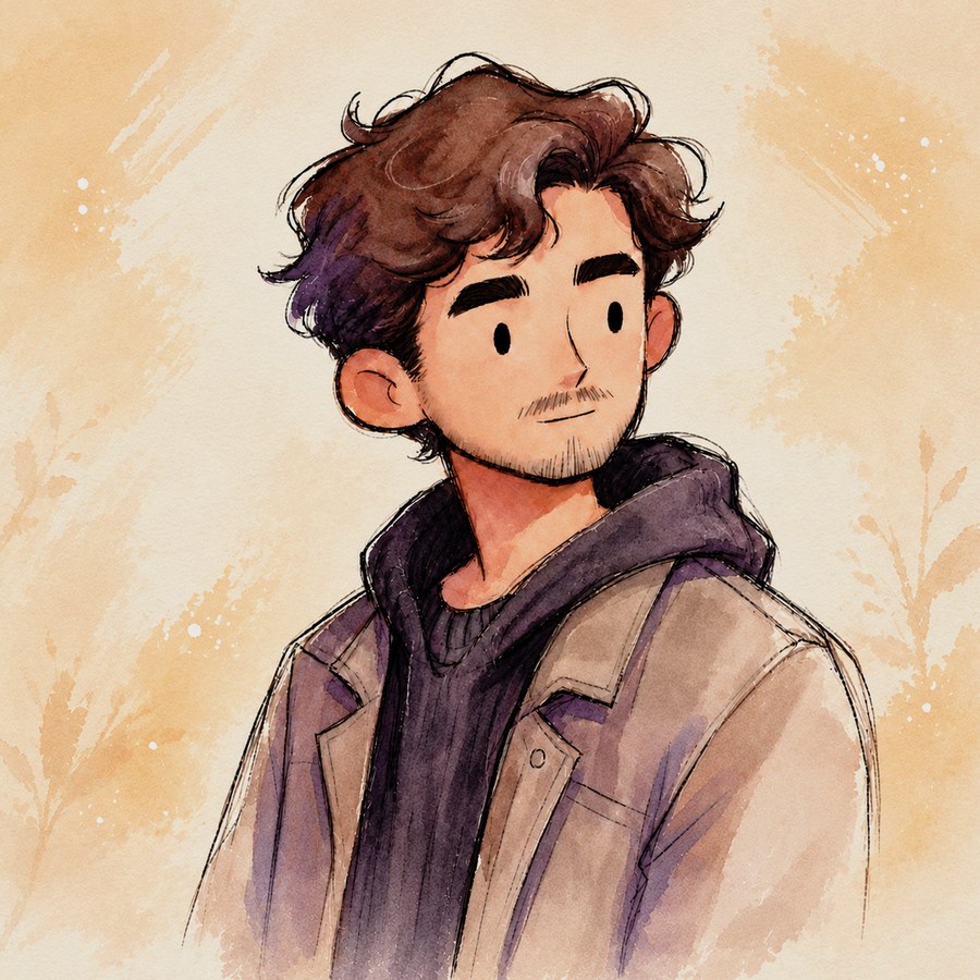 Omar Khuffash — illustrated portrait
